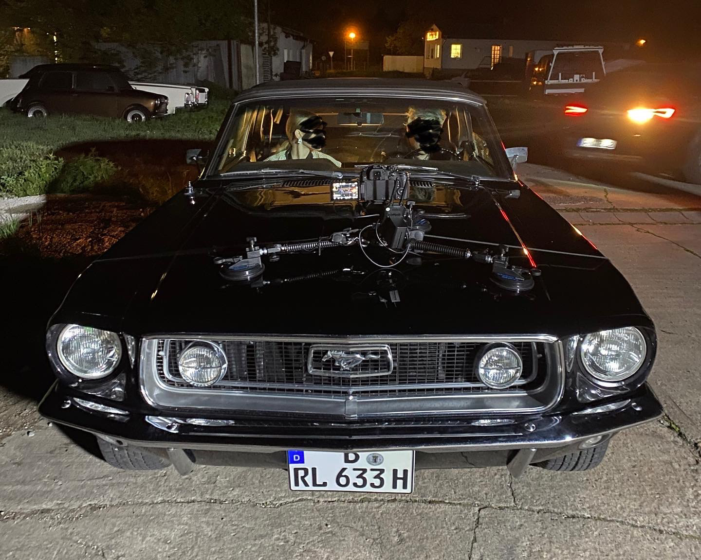 Ford Mustang beim Musikvideo