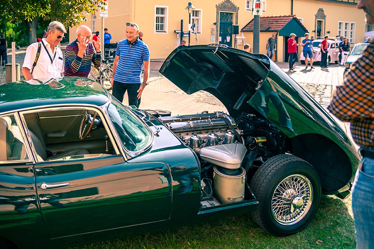 Oldtimer-Event in Kloster Lehnin - Jaguar E-Type